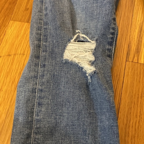 Katie J NYC Girls Blue Ripped Jeans Size 14 - Picture 4 of 10